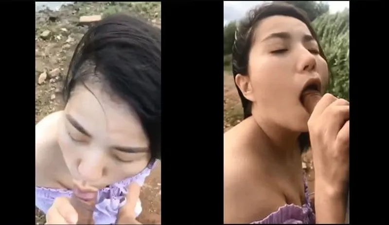 Cô bạn gái bj cho cô bạn gái bên bờ sông