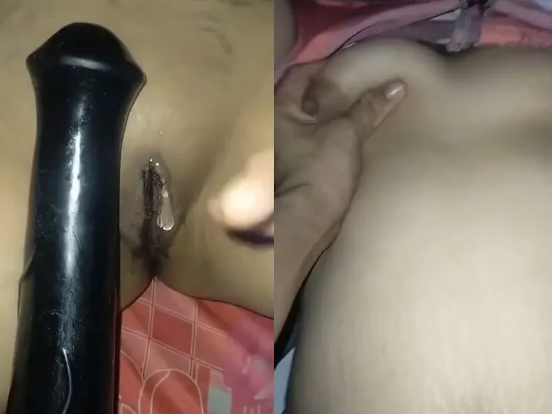 Nhân tình xinh tươi vú ngon bướm múp móc lồn bằng sextoy cực sướng